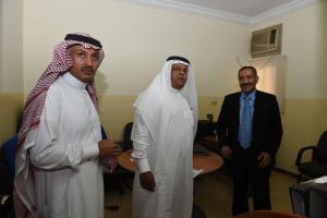 Vice President for Academic Development Checks on Readiness of Al-Qunfudhah College of Computer for the Academic Accreditation